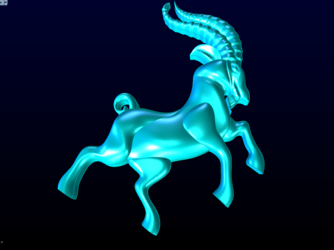 Capra per gioielli - Capra per anello - Capra per ciondolo - N415 Modello di stampa 3D