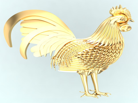 Ayam untuk perhiasan - Ayam untuk cincin - Ayam untuk liontin - N554 Model Cetak 3D