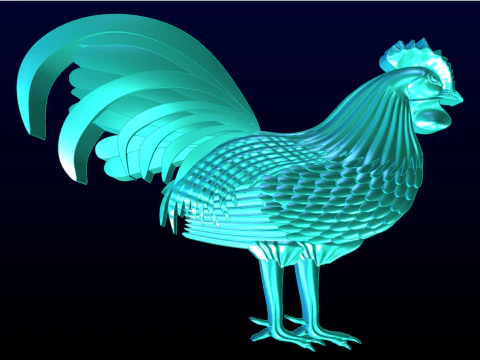 Chicken for jewelry - Chicken for ring - Chicken for pendant - N554 3D Print Model