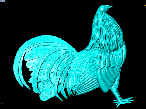 Frango para joalheria - Frango para anel - Frango para pingente - N6156 Modelo de Impressão 3D