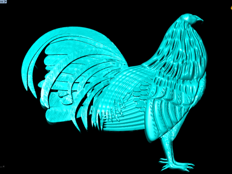 Frango para joalheria - Frango para anel - Frango para pingente - N6156 Modelo de Impressão 3D