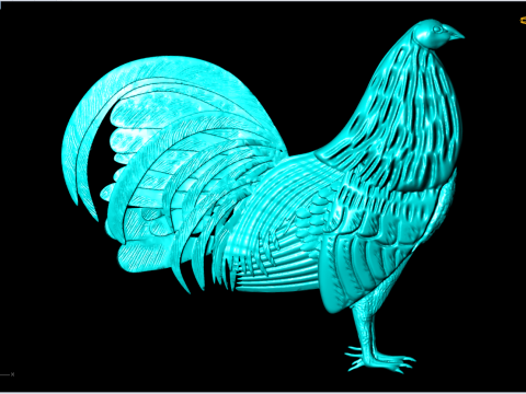 Frango para joalheria - Frango para anel - Frango para pingente - N6156 Modelo de Impressão 3D