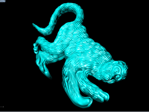 Affe für Schmuck - Affe für Ring - Affe für Anhänger - N6156 3D Druckmodell