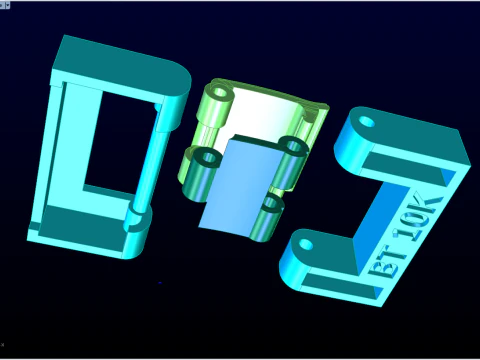 Bracelet lock - Jewelry lock - N1000 3D Print Model