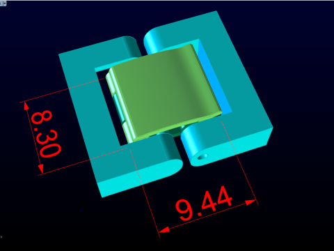 Lucchetto per braccialetto - Lucchetto per gioielli - N1000 Modello di stampa 3D