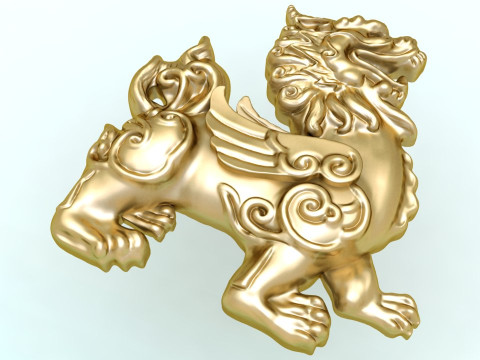 Eenhoorn voor sieraden - Eenhoorn voor ring - Bixie voor hanger - N747 3D printmodel