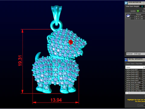 Dog pendant - Pet pendant - Puppy pendant - N262 3D Print Model
