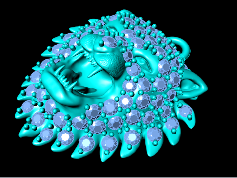 Pendentif Tigre - Pendentif Lion - N6145 Modèles 3D en vedette