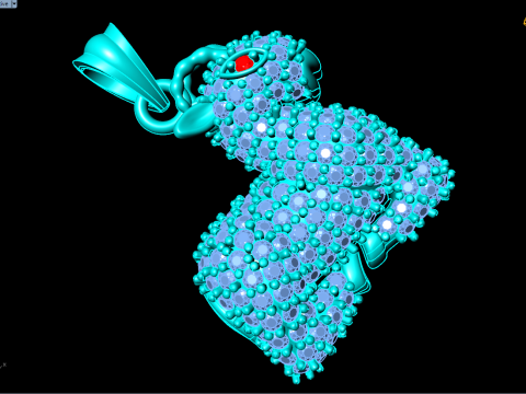 Colgante de cabra - N704 Modelo de impresión 3D