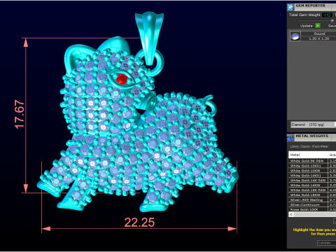 Pig pendant - N798 3D Print Model