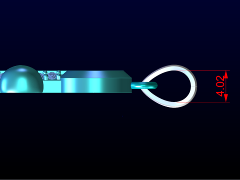 锚吊坠 - 水手吊坠 - N934 3D 打印模型