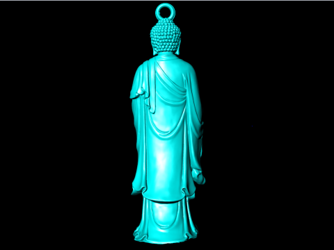Amitabha Buddha pendant - Adida Buddha pendant - Buddha pendant N1024 3D Print Model
