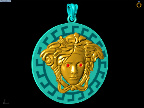 Medusa pendant - N5375 3D Print Model