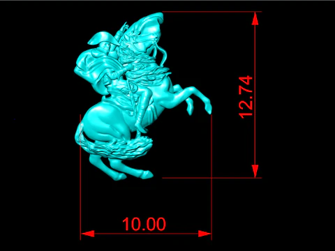 Napoleon for jewelry - Napoleon for ring - Napoleon for pendant - N901 3D Print Model