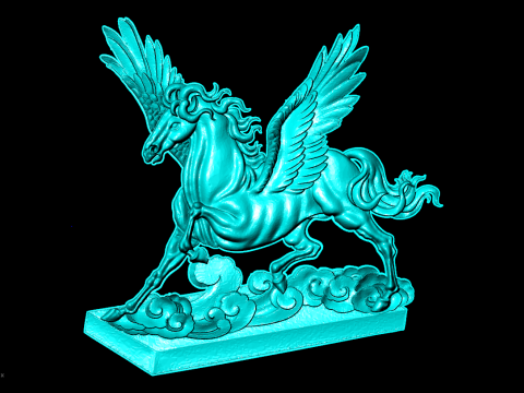 Angel horse for jewelry - Angel horse ring - Winged horse - N306 3D Print Model