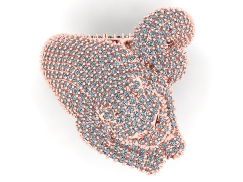 Leopard Ring - Cheetah ring - Panther ring - Panda ring - N228836 3D Print Model