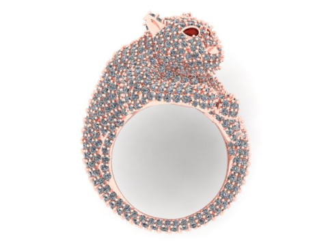 Leopard Ring - Cheetah ring - Panther ring - Panda ring - N228836 3D Print Model