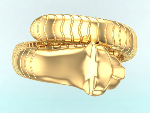 Leopard rings - Cheetah ring - Panther ring - Men ring - N1144 3D Print Model