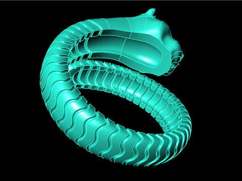 Leopard rings - Cheetah ring - Panther ring - Men ring - N1144 3D Print Model