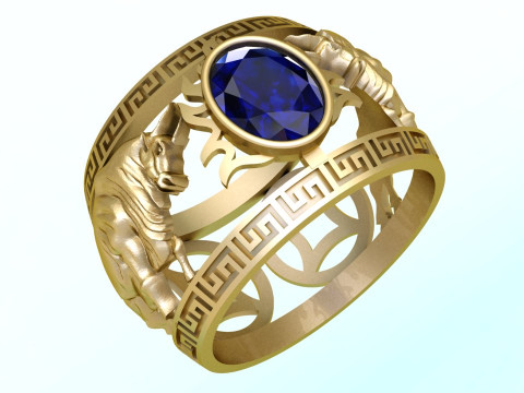 Buffelringen - Gaurring - Koering - Stierenring - N2691 3D printmodel