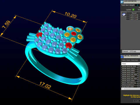 Hello kitty ring - Cat ring - Womens ring - N162 3D Print Model