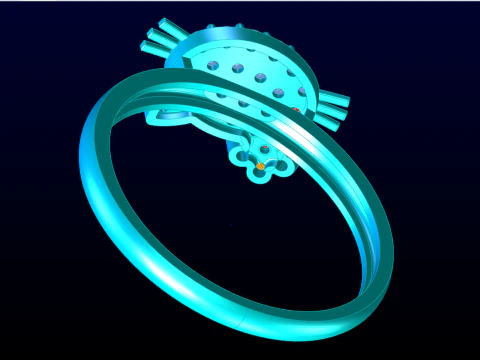 Hello kitty ring - Cat ring - Womens ring - N162 3D Print Model