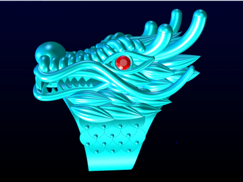 Dragon ring - Men ring - N253 3D Print Model