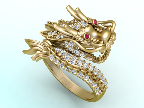 Ejderha y&uuml;z&uuml;ğ&uuml; - N6541 3D Baskı Modeli