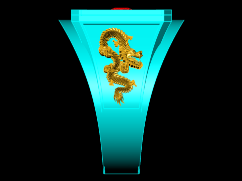 Dragon ring - Phoenix ring - Dragon phoenix ring - N5407 3D Print Model