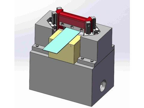 Small hydraulic shearing machine Modèle 3D