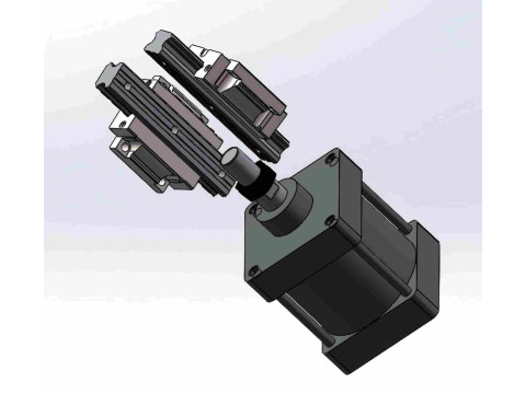 Small hydraulic shearing machine 3Dモデル