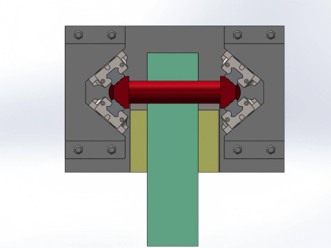 Small hydraulic shearing machine 3Dモデル