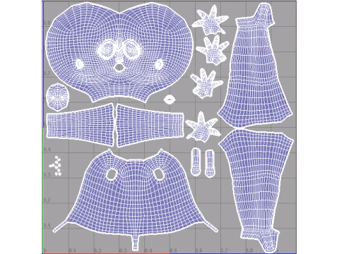 Rigged 3D Character for Maya and 3ds Max with Custom Attributes 3D Model