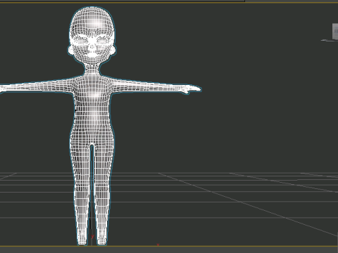 Rigged 3D Character for Maya and 3ds Max with Custom Attributes 3D मॉडल