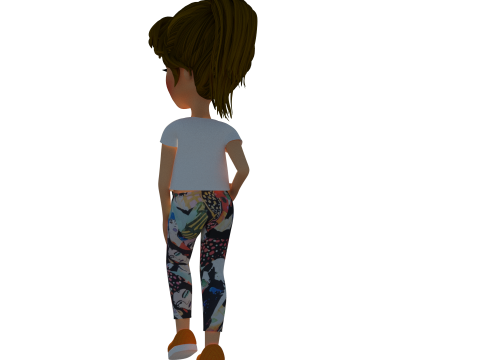 Rigged 3D Character for Maya and 3ds Max with Custom Attributes 3D मॉडल