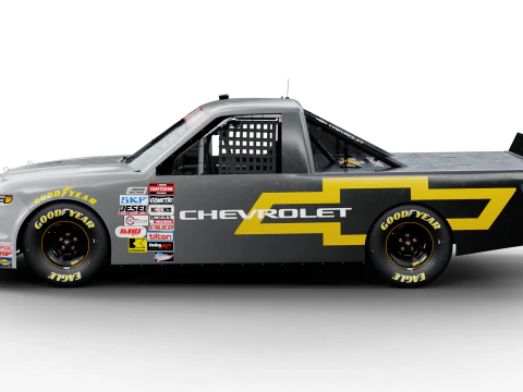 2025 Nascar Craftsman 트럭 시리즈 쉐보레 실버라도 3D 모델