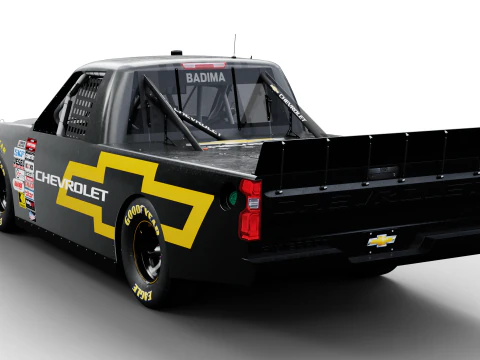 2025 Nascar Craftsman 트럭 시리즈 쉐보레 실버라도 3D 모델