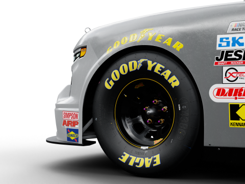 2025 Nascar Craftsman Truck Series Chevrolet Silverado 3D Model