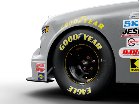 2025 Nascar Craftsman 트럭 시리즈 쉐보레 실버라도 3D 모델
