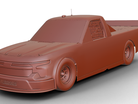 2025 Nascar Craftsman Truck Series Chevrolet Silverado 3D Model