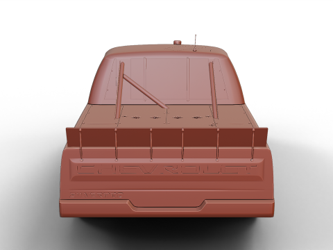 2025 Nascar Craftsman Truck Series Chevrolet Silverado 3D Model