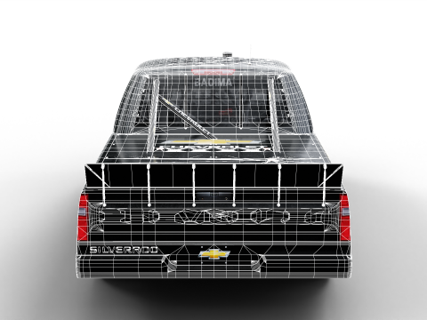 2025 Nascar Craftsman Truck Series Chevrolet Silverado 3D Model