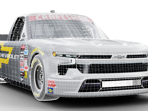 2025 Nascar Craftsman Truck Series Chevrolet Silverado 3D Model