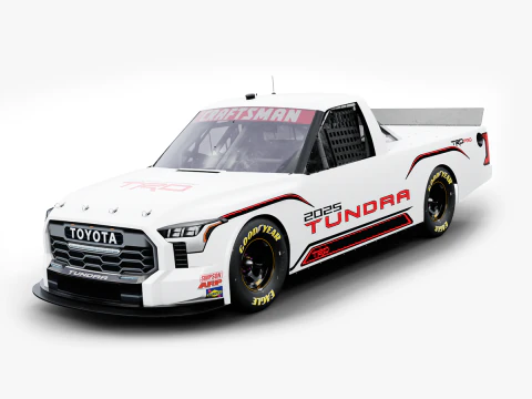 Toyota Tundra 2025 Serie de camionetas Craftsman de Nascar Modelo 3D