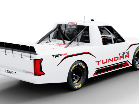 2025 Nascar Craftsman Truck Series Toyota Tundra 3D 模型
