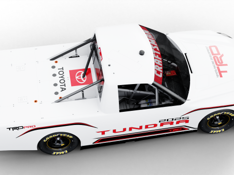 2025 Nascar Craftsman Truck Series Toyota Tundra 3D 模型