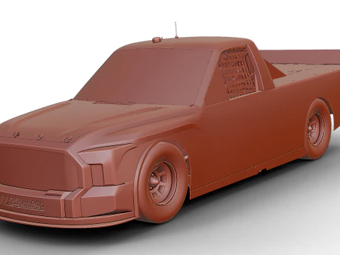 2025 Nascar Craftsman Truck Series Toyota Tundra 3D Model