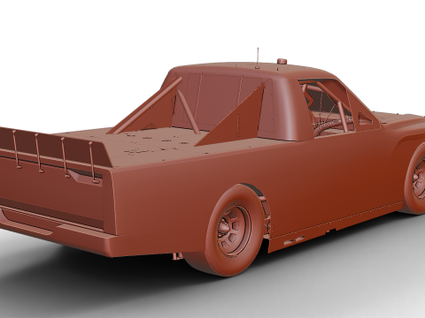 2025 Nascar Craftsman Truck Series Toyota Tundra 3D 模型