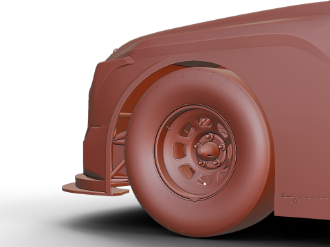 2025 Nascar Craftsman Truck Series Toyota Tundra 3D 模型