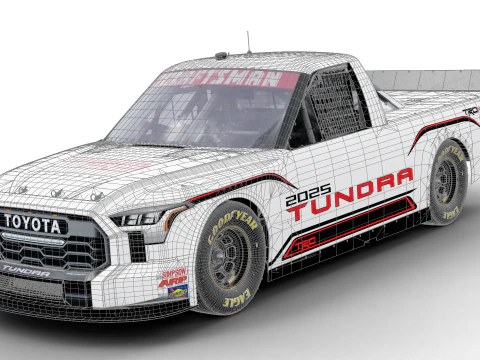 2025 Nascar Craftsman Truck Series Toyota Tundra 3D Model